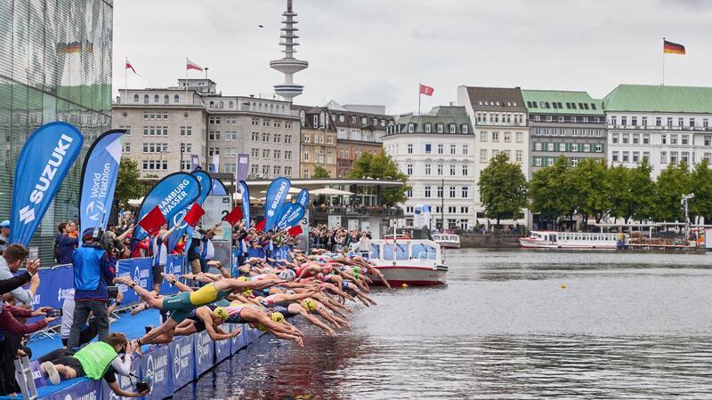 Triathlet Lasse Lührs hat in Hamburg das Podium verpasst. 