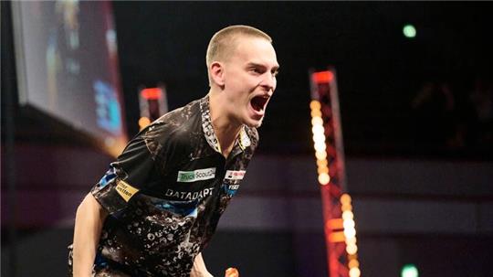 Tritt selbstbewusst bei der Darts-WM in London an: Ricardo Pietreczko.