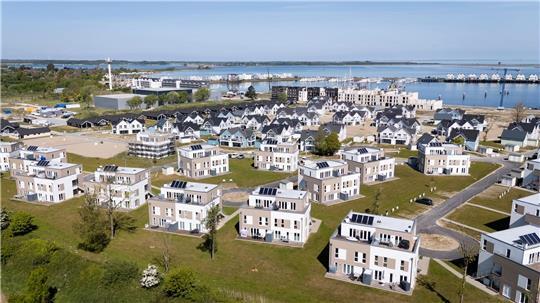 Trotz Insolvenz soll im Ostseeresort Olpenitz weiter gebaut werden. 