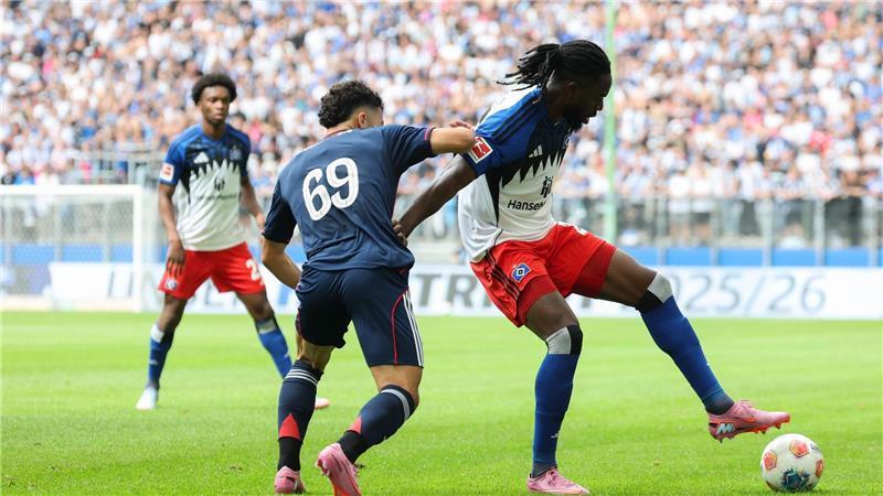 Nach HSV-Antrag: DFB setzt Rotsperre für Torunarigha aus Trotz Roter Karte darf er vorerst spielen: Jordan Torunarigha