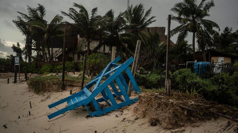 Sturm „Beryl“ kommt US-Küste immer näher Trotz starker Winde fielen die Schäden auf der Halbinsel Yucatán weniger schlimm aus als befürchtet.