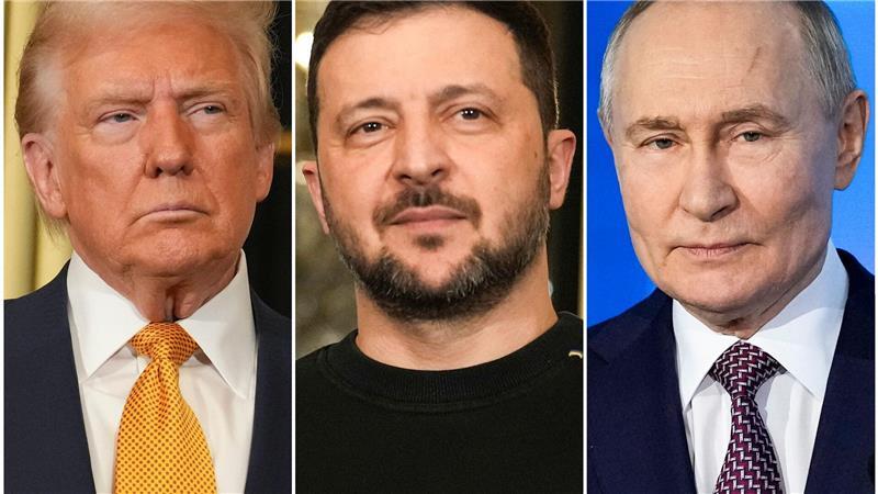 Trump, Selenskyj und Putin: Gelingt eine Einigung im Ukraine-Krieg? (Archivbild)