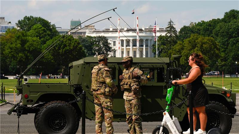 Hunderte weitere Nationalgardisten nach Washington geschickt Trump begründet den Truppeneinsatz mit angeblich ausufernder Kriminalität - die Statistiken geben das indes nicht her.