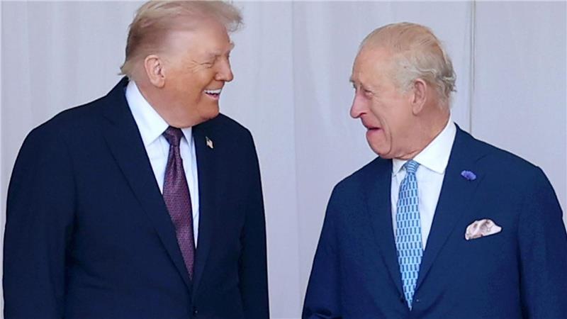 Trump bezeichnet König Charles III. als Freund. 