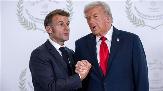 Trump droht: Sollte Frankreich dem „Friedensrat“ nicht beitreten, könnte es hohe Zölle geben. (Archivbild)