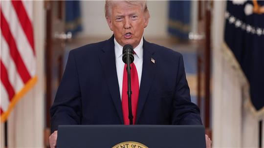 Trump gibt ein Update zum Krieg mit dem Iran. 