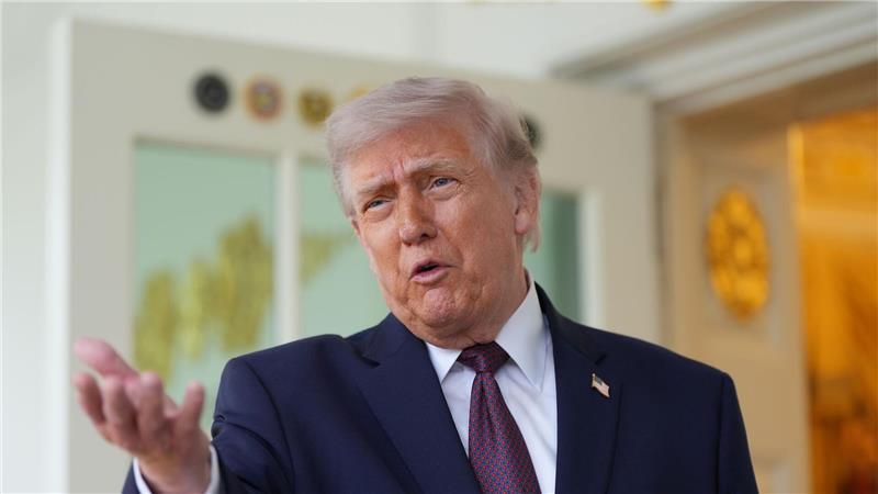 Trump gibt sich demonstrativ gelassen. 