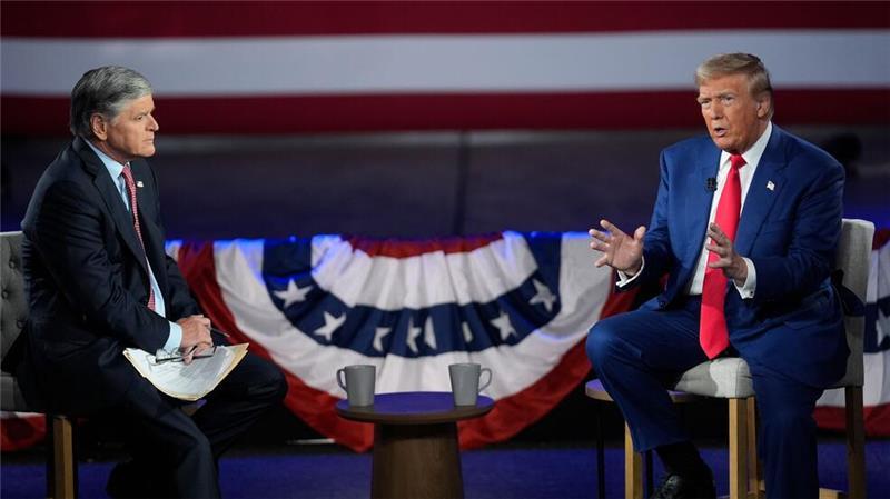 Trump hat Hannity schon öfter Interviews gegeben - auch im Wahlkampf. (Archivbild)