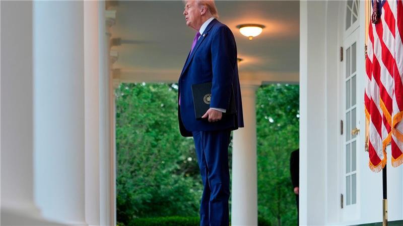 „Schmiergeld“: Trump erntet wegen Entschädigungsfonds Kritik Trump hat sich mit der Justiz geeinigt und eine Klage fallengelassen (Archivbild).
