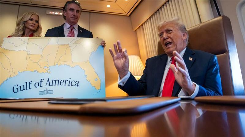 Mexiko erwägt Klage gegen Google wegen „Golf von Amerika“ Trump hatte die Umbenennung kurz nach seinem Amtsantritt angeordnet. (Archiv)