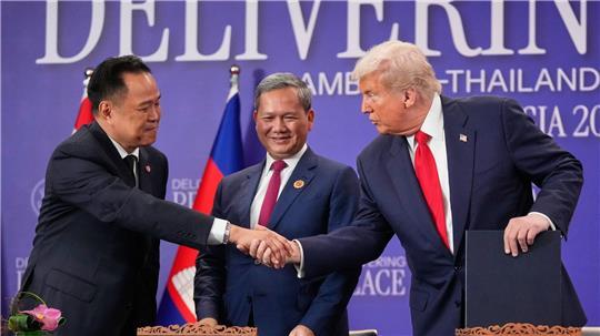 Thailand und Kambodscha besiegeln Frieden – Trump vermittelt Trump hatte schon im Juli in dem Konflikt vermittelt.