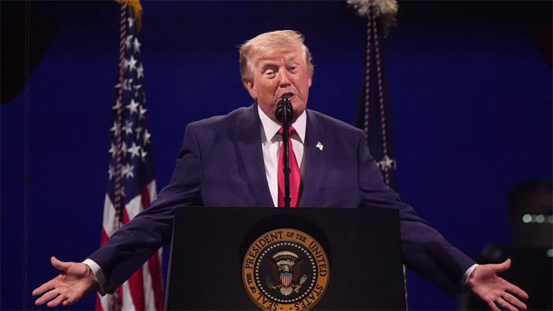 Trump-Rede und riesiges Feuerwerk zum 250. Jubiläum der USA Trump hielt eine Rede in Washington.