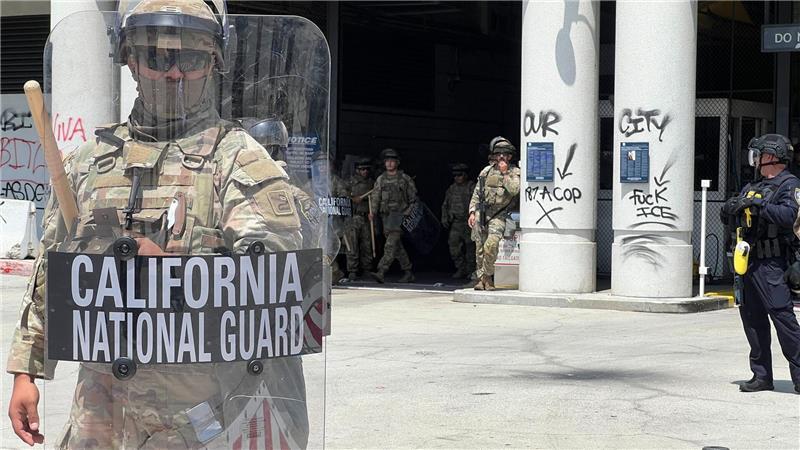 Eskaliert die Lage in Los Angeles? Trump könnte eine weitere Zuspitzung nach turbulenten Tagen politisch gelegen kommen.