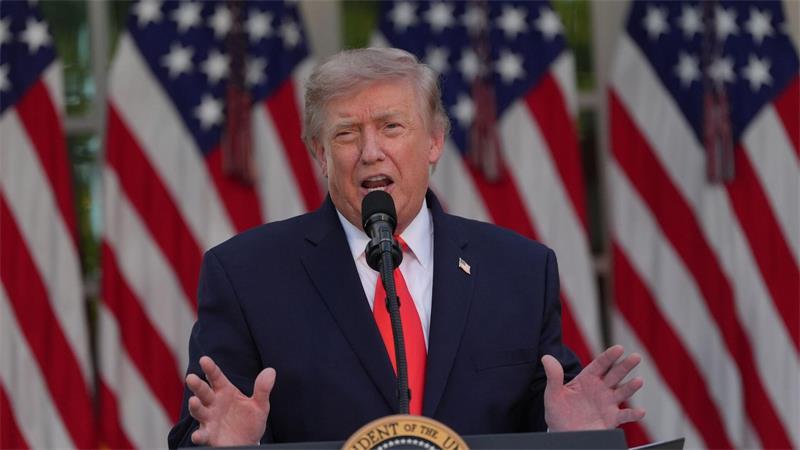 Trump macht Iran für Angriff auf Schiff verantwortlich. (Archivbild)