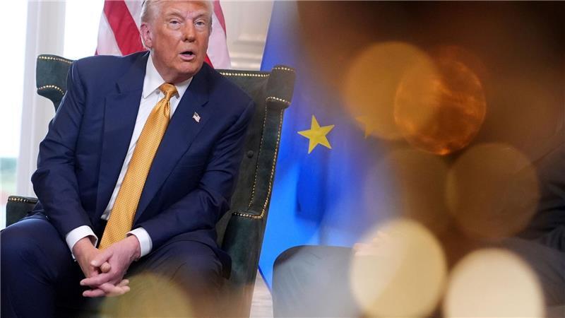 EU und USA schließen Zolldeal Trump sei ein „harter, aber fairer Verhandler“, sagte von der Leyen.
