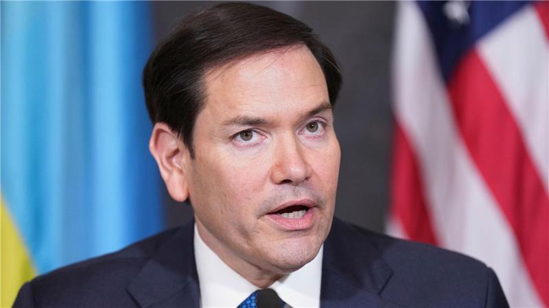 Trump nennt Vance oder Rubio als mögliche Nachfolger Trump sieht aber auch seinen Außenminister Marco Rubio im Rennen um seine Nachfolge. (Archivbild)