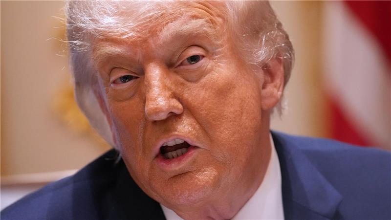 Trump spricht über den aktuellen Stand der Verhandlungen zum Iran-Krieg. 