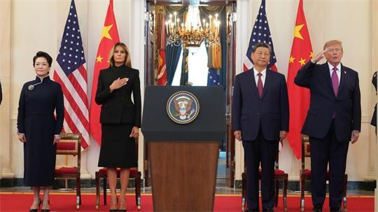 Trump und Xi haben sich im Weißen Haus getroffen. 