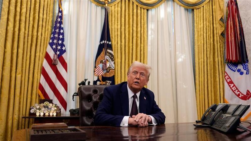 Trump lässt sich von Abtreibungsgegnern feiern Trump unterzeichnet Begnadigungen für Abtreibungsgegner. (Archivbild)