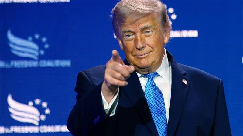 Trump verdiente Hunderte Millionen mit Krypto-Geschäften. (Archivbild)