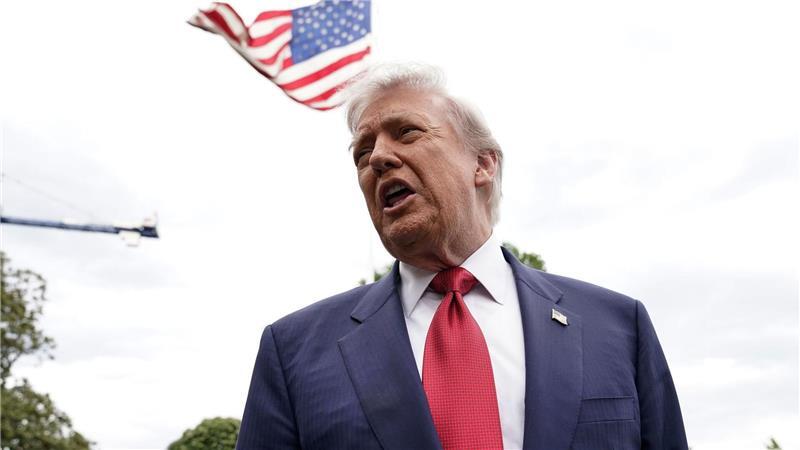 Trump wartet auf eine Antwort aus dem Iran. 