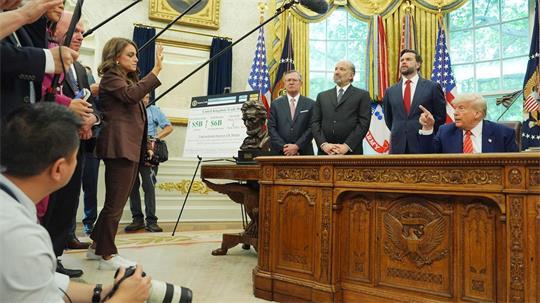 Trump wirft den betroffenen Medien Falschnachrichten vor. (Archivbild)