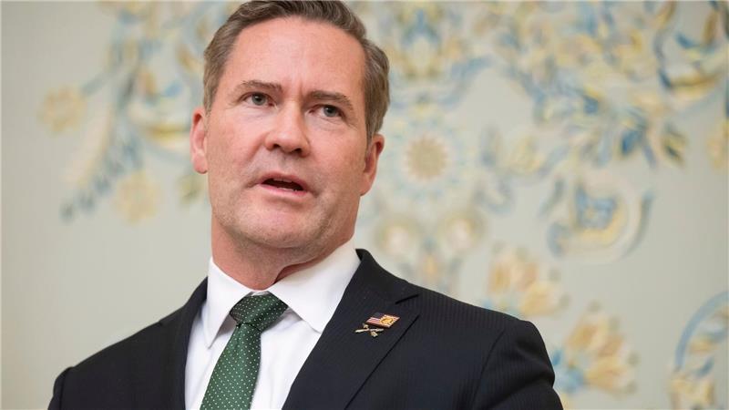 Trump zur Sicherheitspanne: „Ich war nicht involviert“ Trumps Nationaler Sicherheitsberater Mike Waltz beschimpfte den Reporter, der das Sicherheitsversagen offengelegt hatte. (Archivbild)