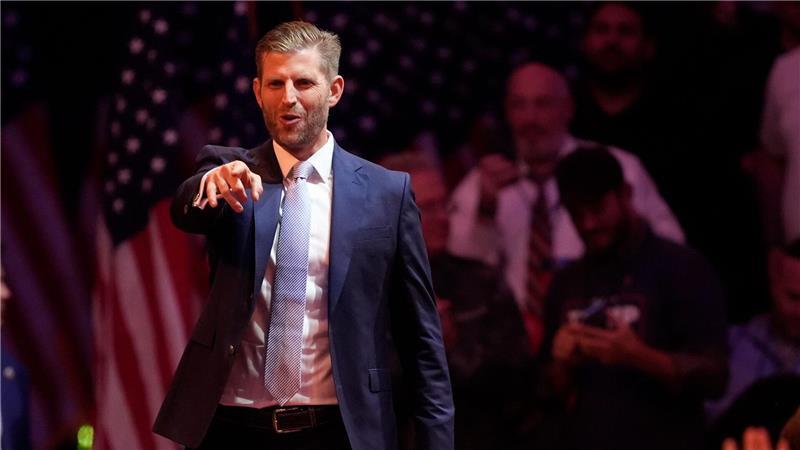 Neuer Fanartikel: Sohn Eric wirbt für „Trump 2028“-Kappe Trumps Sohn Eric steht eisern hinter seinem Vater. (Archivbild)