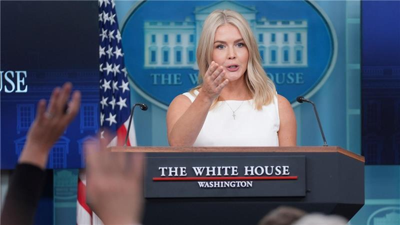 Trumps Sprecherin Karoline Leavitt stellt klar, dass die Visa-Gebühr nicht jährlich erhoben wird. 