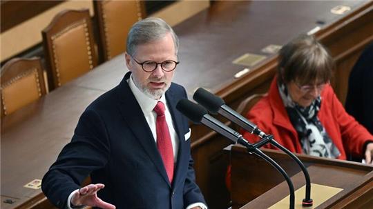 Tschechiens Ministerpräsident Petr Fiala.Fotograf