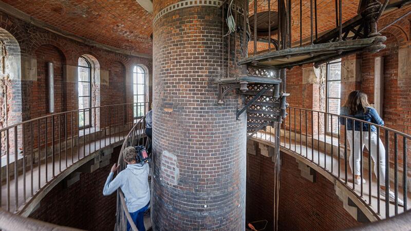 Historischer Wasserturm fertig saniert Turm soll künftig auch wieder für interessierte Besucher geöffnet werden.