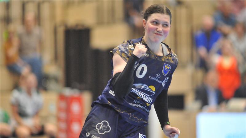 Typische Geste auch gegen Göppingen: Anika Hampel ist die Spielerin der Saison beim BSV.