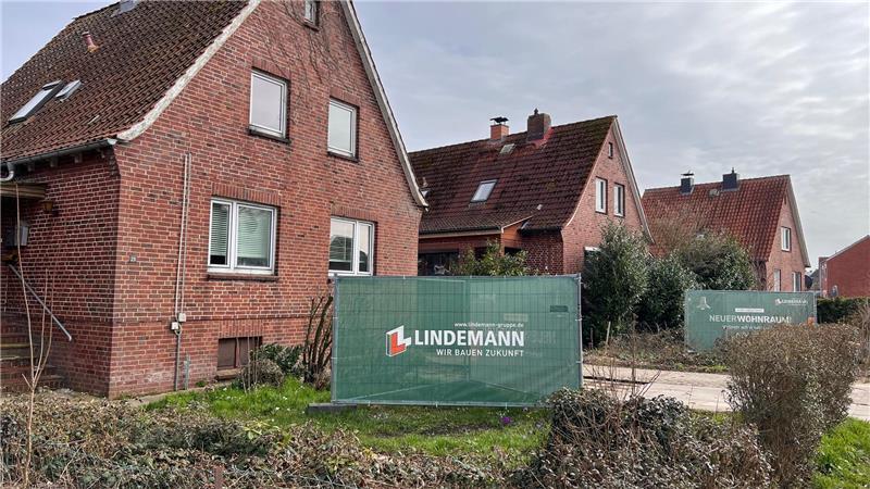 Typische Siedlungshäuser aus den 50er Jahren an der Schölischer Straße in Stade.