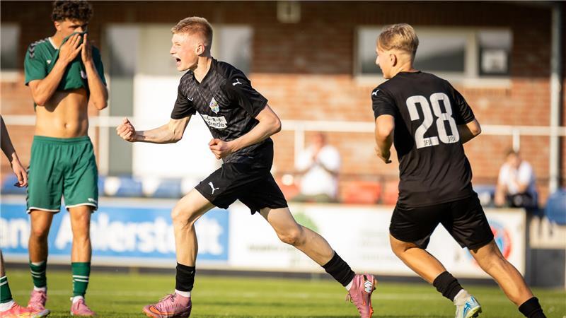U17-Spieler Linus Hoops erzielte bei seinem Regionalliga-Debüt den Siegtreffer für A/O/B/H/H.