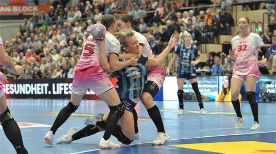 U20-Weltmeisterin Ruslana Litvinov belebte das Buxtehuder Spiel.