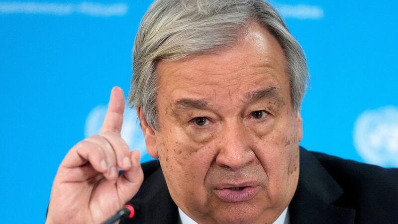 UN-Generalsekretär António Guterres.