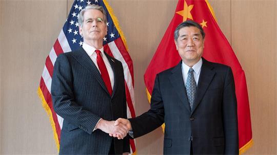 US-Finanzminister Bessent und Chinas Vize-Premier He hatten schon in der Vergangenheit zu Handelsfragen gesprochen. 