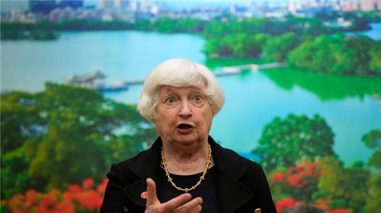 US-Finanzministerin Janet Yellen ist für Gespräche in China.