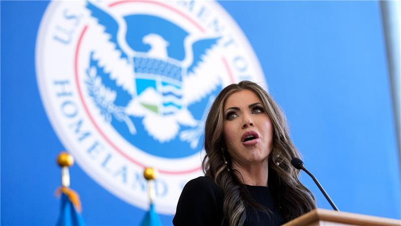 US-Heimatschutzministerin Noem wirbt für „Selbstabschiebung“. (Archivbild) 