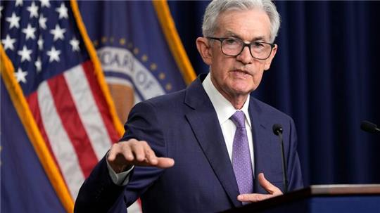US-Notenbankpräsident Jerome Powell ist weiterhin zurückhaltend, was eine Senkung der Leitzinsen angeht. (Archivbild)