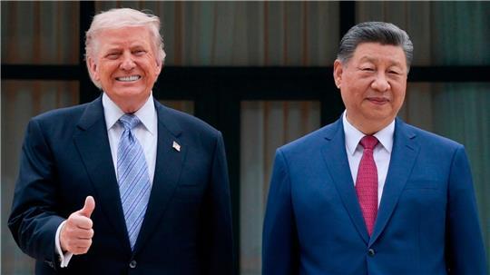 US-Präsident Donald Trump betonte die Handels-Erfolge seiner Reise nach China. Peking bleibt etwas zurückhaltender. 