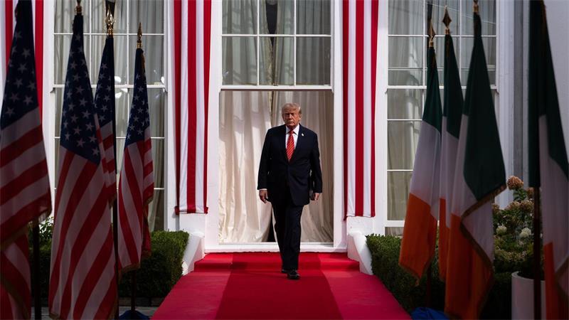 Wiedervereinigung und Golf: Trumps kontroverse Irland-Reise US-Präsident Donald Trump sorgte in Irland für Aufregung.