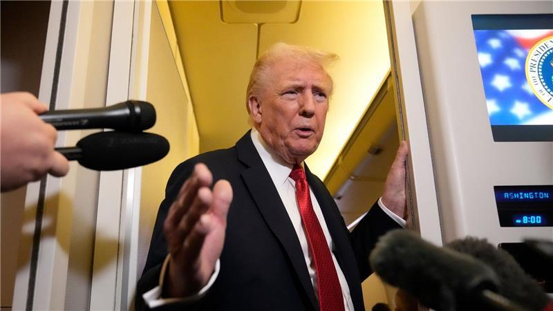 Trump will Frontverlauf in Ukraine einfrieren - Kreml bremst US-Präsident Donald Trump spricht sich für ein Einfrieren des Frontverlaufs aus.