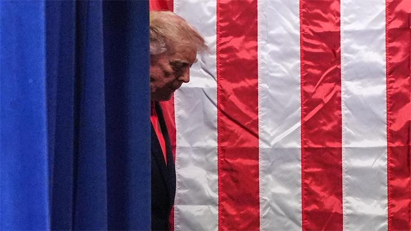 US-Präsident Donald Trump trifft zu einer Wahlkampfveranstaltung ein.