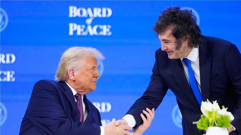 US-Präsident Donald Trump und der argentinische Präsident Javier Milei.