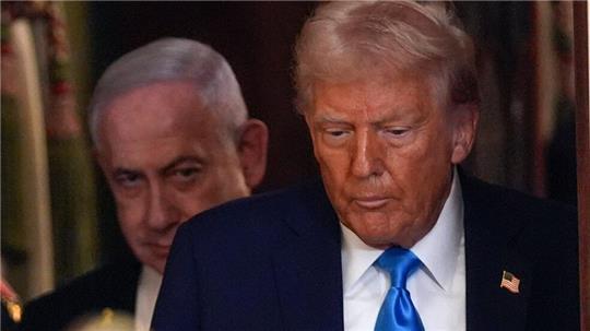 US-Präsident Donald Trump und der israelische Ministerpräsident Benjamin Netanjahu. 