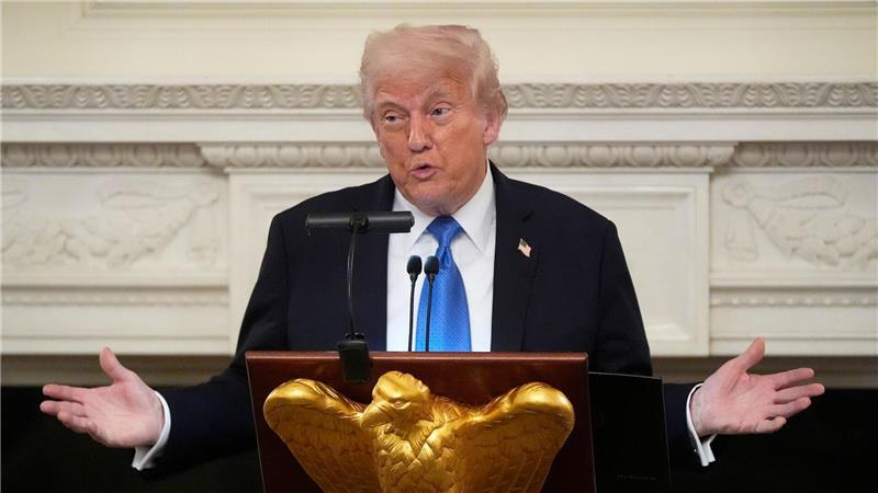 US-Präsident Donald Trump wird dafür kritisiert, nicht genügend Druck auf Kremlchef Putin auszuüben. 