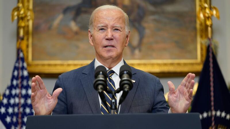 US-Präsident Joe Biden will der Ukraine schnelle finanzielle Hilfe zusichern.