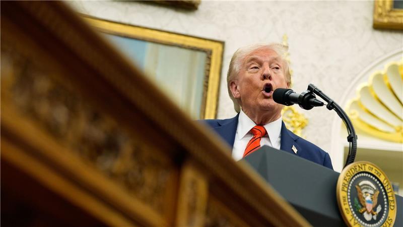 Chinas Außenhandel legt im September unerwartet stark zu US-Präsident Trump drohte jüngst mit neuen Zöllen gegen China-Importe. (Archivbild)