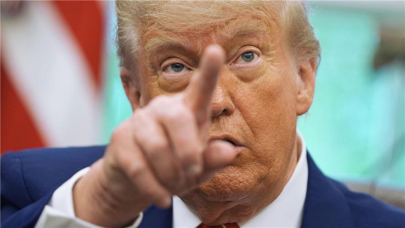 US-Präsident Trump gratuliert dem Papst. 